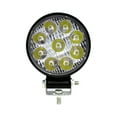 thumbnail image 1 of Mistaha Mini 27W Round LED Work Light for Cars and Trucks - Black, 9 Beads, 10-35V DC Operating Voltage, 1 of 5