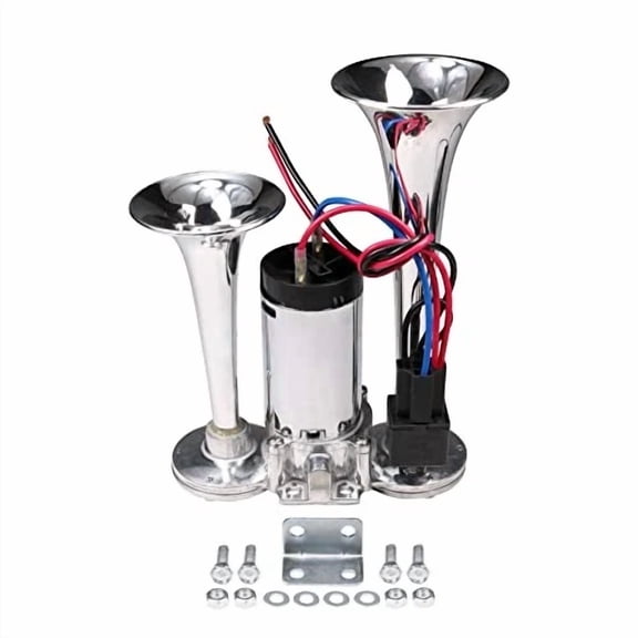 600DB Super Loud Dual Train Horn for Truck: Air Horn for Boat, SUV