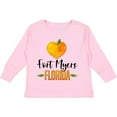 thumbnail image 3 of Inktastic Fort Myers Florida Orange in Heart Boys or Girls Long Sleeve Toddler T-Shirt, 3 of 5