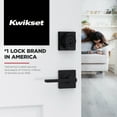 thumbnail image 5 of Kwikset Casey Square Passage Lever Doorknob Satin Nickel, 5 of 9