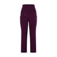 thumbnail image 6 of High Waisted Leggings for Women Buttery Soft Full Length Capri Workout Yoga Pants with Pocket Purple L, 6 of 7
