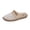 White, variant on Women's Breathable Linen Mesh Closed Toe Mules, Ladies Breathable Mesh Mules Hollow Out Summer Clogs, Lightweight Casual Slip On Shoes with Adjustable Metal Buckle, White, 36