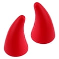 thumbnail image 2 of ColoMX 2 piezas Auto Elasticity 3D Devil Horns Sticker Bumper Decor Dispositivo anticolisión, 2 of 7