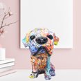 thumbnail image 2 of Colección moderna de decoración de estatuils de perros, escultura coleccionable de decoración de estatua colori con fondo antideslizante p - Perro cabeza B Sunnimix Escultura de estatuilla, 2 of 7