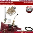 thumbnail image 1 of American Shifter  AOD Shifter Kit Chrome 8 in. E Brake Cable Trim Kit for ED4CA, 1 of 1
