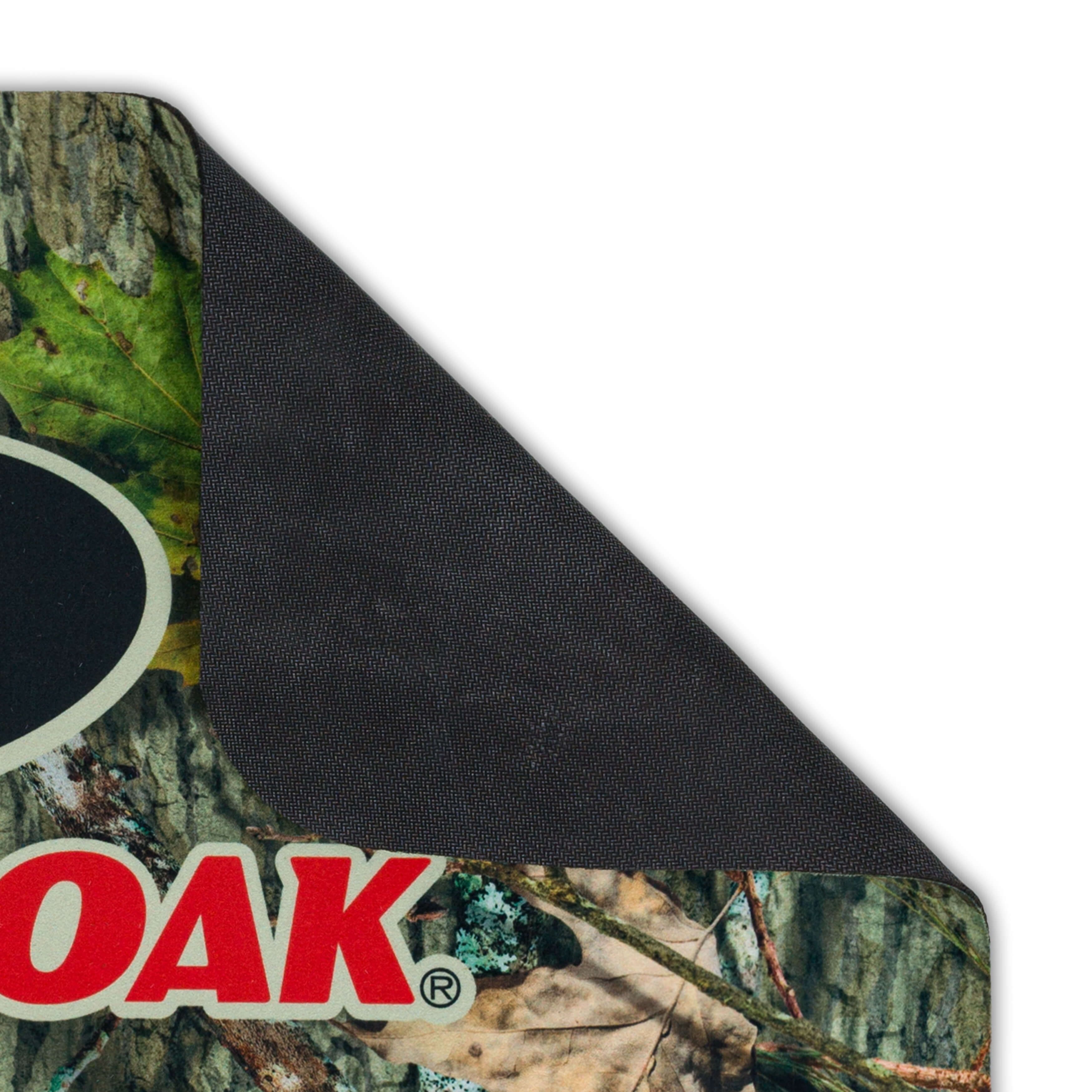 Mossy Oak Obsession Indoor Outdoor Durable All-Weather 2 Piece Boot Tray and Non-Slip Door Mat Combo, Brown, 13.4" x 25.6"