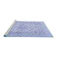 thumbnail image 2 of Ahgly Company Machine Washable Indoor Round Persian Blue Traditional Area Rugs, 3' Round, 2 of 4