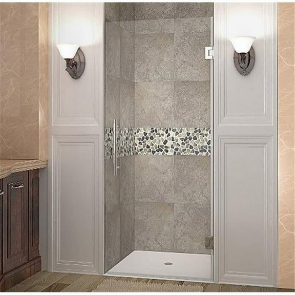 AstonGlobal SDR995-CH-30-10 Cascadia 30 x 72 in. Completely Frameless Hinged Shower Door in Chrome