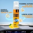 thumbnail image 5 of NUAN Car Interior Foam Cleaner, Lemon Scent, 8.4 fl oz (250 mL), 5 of 8
