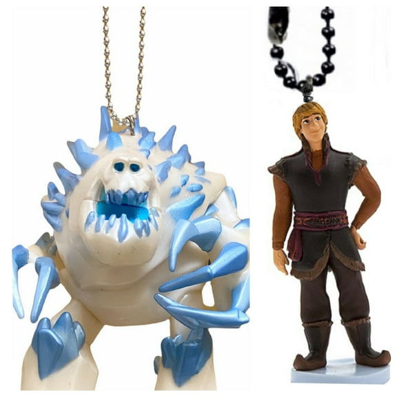 Frozen Marshmallow 5” & Kristoff 3” Pvc Keychain Dangler Figure Figurine Disney