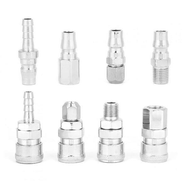 Pneumatic Quick Fitting, Air Compressor Socket Set Air Hose Quick Fitting, 3/8” For Air Compressor Hose