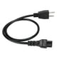 thumbnail image 4 of Cable de alimentación para computadora portátil Bling Bling 0,6 m Nema 5‑15P macho A IEC320 C5 hembra, 4 of 12