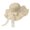 Beige, variant on Sun Hats for Women, Bow Decor Wide Brim Straw Hat, Spring Summer Fashion Sun Hat, Breathable Outdoor Headwear for Beach Travel Daily Use Khaki
