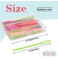 thumbnail image 2 of 50PCS Plastic Sewing Needles, Large Eye Plastic Yarn Needles for Kids, 9cm/3.54inch Plastic Needles for Yarn and Craft Plastic Embroidery Needle for DIY Sewing Handmade Crafts, 2 of 5