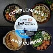 Chung Jung One O'Food BAP, Instant Cooked Sticky White Rice, Ready to Eat, Microwavable & Gluten-Free, Pack of 3