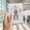 thumbnail image 4 of Happy 4th of July Patriotic Brussels Griffon Marching Band Uniform Balloons Fireworks Travel Passport Wallet Griff Dog Lover PU Leather Passport Holder Cover - 13009, 4 of 5
