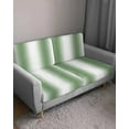 thumbnail image 3 of Sage Green Ombre Sofa Couch Cushion Covers Washable, Removable Stretchable Sectional Couch Covers, Farmhouse Stripes Modern Art Slipcovers for L & T Shape Sofa Furniture Protector S Size 1 pc, 3 of 7