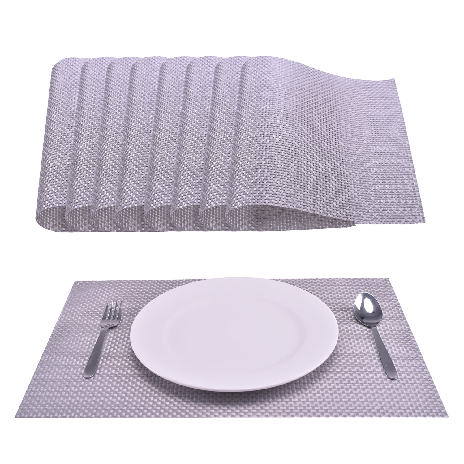 Decozen PVC Placemats Set of 4 for Dining Table Coffee Table Kitchen