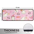thumbnail image 5 of Kitchen Rugs Sets Of 2,Halloween Cute Ghosts with Boo Anti Fatigue Kitchen Mat Rugs Non Slip Washable,Decorative Kitchen Floor Mats for Kitchen,Sink,Laundry,17"x47"+17"x47", 5 of 5