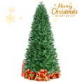 thumbnail image 3 of Topbuy 8FT Pre-Lit Christmas Tree Artificial Xmas Tree W/ 600 Replaceable Dual Color LED Lights, 3 of 10