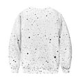 thumbnail image 6 of aohooy Halloween Womens T Shirts 2025 Crewneck Casual Long Sleeve Bling Sweatshirts Lightweight Pullover Tops Graphic Cute Sweater White,L, 6 of 9
