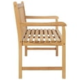 thumbnail image 2 of vidaXL Garden Bench 114 cm Solid Teak Wood, 2 of 4