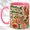 Pink, variant on Seaside Seafood Coffee Mug, Lobster Fish Mug, Ceramic 11 oz
