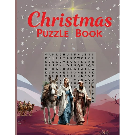Christmas Puzzle Book, (Paperback)