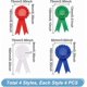 thumbnail image 2 of 16 unidades de cintas de premios en 4 colores: medallas, rosetas, insignias y cintas de reconocimiento. Cintas azules, rojas y blancas., 2 of 7