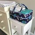 thumbnail image 4 of Ethan & Emerson Baby Diaper Caddy - Nursery Storage Bin and Car Organizer for Diapers and Baby Wipes (Navy Shuttle), 4 of 4