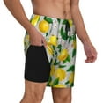 thumbnail image 3 of Fotbe Lemon1 Men’s Swim Trunks Quick Dry Swim Shorts Board Shorts with Mesh Lining-Large, 3 of 9