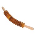 thumbnail image 4 of Masajeador de punto de gatillo de 15 rodillos de mano, varilla de masaje de drenaje linfático para relajación muscular, para fascia y celulitis, color amarillo, 4 of 5