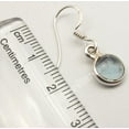 thumbnail image 3 of SilverStarJewel 925 Sterling Silver Green Apatite Birthday Gift Earrings 1.1" One Of A Kind, 3 of 3