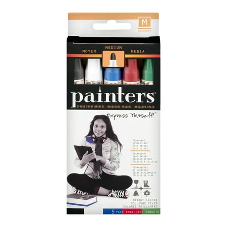 Painters Opaque Paint Markers Medium - 5 CT