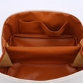 thumbnail image 2 of Bolso cosmético de viaje Tmvgtek de cuero PU Gran capacidad Cremallera a cuadros, 2 of 5