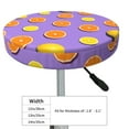 thumbnail image 4 of Haiem Yellow Lemon And Orange Cushion Round Bar Chair Seat Cover Bar Chair Cushion Covers Elastic Washable Bar Chair Cover,Protects from Scratches and Stains-13 inch, 4 of 7