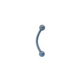 thumbnail image 1 of Barre Courbée 16G en Titane Anodisé Bleu Clair pour Piercing de Sourcils, 1 of 1