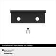 thumbnail image 4 of Amerock Streamline II 1-3/4 inch (44mm) Length Matte Black Cabinet Finger Edge Pull, 10 Pack, 4 of 4