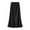 Black, variant on RUTAYY Women Fashion Fishtail Skirt With Elastic Waist Drawstring Silky Solid Color Flowy Swing Pleated Beach Skirts