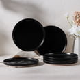 thumbnail image 2 of Vesteel Dinner Plates Set of 6, 10.2inch Ceramic Stoneware Sets for Home Restaurant, Large Dinnerware for Serving Steak, Pizza, Dishwasher & Microwave Safe, 2 of 8