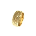 thumbnail image 3 of 14k solid yellow gold 10mm custom made Hawaiian sea life turtle dolphin ring size 13.5, 3 of 7