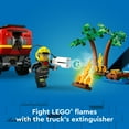 thumbnail image 5 of LEGO City 4x4 Fire Truck with Rescue Boat Building Toy - Fire Truck Toy for Kids, Boys & Girls, Ages 5+ - Gift for Christmas - Pretend Play Set for Preschool - 60412, 5 of 8