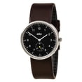 thumbnail image 1 of Braun Men's BN0024BKBRG Classic Black Dial Brown Leather Strap Watch, 1 of 1