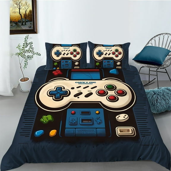 Bedding Cover Set PlayStation Printed Duvet Cover Pillowcase teen design Bedroom Decoration Bed spreed