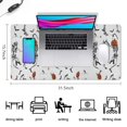 thumbnail image 5 of Long Mouse Pads for Desk,Halloween Dancing Skeletons and Pumpkins Desk Mats on Top Of Desks, Desk Mouse Pad Extra Large with 3mm Non-Slip Base and Stitched Edge for Gaming,Office,Work,Home 31.5"x15.7", 5 of 6
