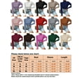 thumbnail image 2 of UKAP Women Knit Shirts Turtleneck Pullover Long Sleeve Tops Basic Work Sweater Apricot L, 2 of 2