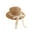 Hat-brown, variant on Little Girl Kids Breathable Summer Straw Hat Foldable UV Protection Bowknot Wide Brim Floppy Beach Sun Visor Hats