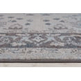 thumbnail image 5 of Ladole Rugs Pasific Cream Brown Blue Bordered Design Vintage Style Durable Indoor Runner Rug Carpet, 3x5 (2'7" x 4'11", 80cm x 150cm), 5 of 6