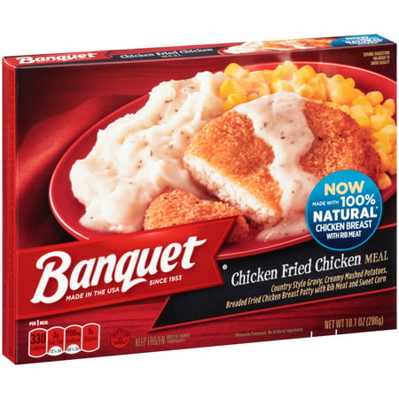 Banquet Chicken Fried Chicken Meal 10.1 oz. Box - Walmart.com