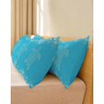 thumbnail image 4 of Turtle Aqua Blue Body Pillow Cover 20 x 54 Inch Decorative Pillow Cover Coastal Ocean Boho Flower Retro Mottled Lumbar Pillowcase Seasonal Rectangle Cushion Case for Couch Sofa Bed Living Room, 4 of 7